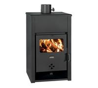 PRITY K2 D Poêle à bois 11,6 kW efficacité énergétique 80,7 % Rendement 80,7 % Tuyau de fumée Ø 130 mm Construction en acier et fonte