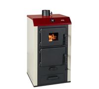Prity NS20 Chaudière à bois 18,2 kW Chauffage central | Couverture 450-535 m³ | Certifié CE | Chauffe-eau