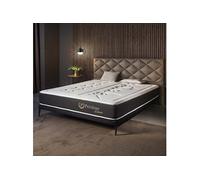 Privilège à ressorts ensachés 180x200 cm - Epais 25 cm - Visco Thermorégulateur - Tissu Premium - Confort - Haute Qualité - Respirabilité optimale