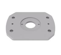 PRIWAS plaque adaptatrice compatible avec Einhell TP-RO 18 Li BL | semelle de glissement pour bagues de copiage compatible avec les défonceuses Einhell