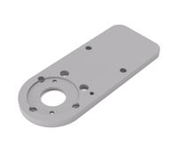 PRIWAS plaque adaptatrice XL compatible avec Bosch GKF 12V-8 | semelle de glissement agrandie pour bagues de copiage compatible avec les affleureuses Bosch