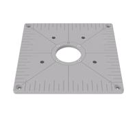 PRIWAS plaque d’insertion compatible avec Metabo OFV 18 LTX BL 12 | plaque d’insertion pour table de défonceuse compatible avec les défonceuses Metabo