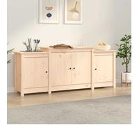 Prix bas - Enfilade Buffet de Cuisine Buffet 164x37x68 cm-Bois massif de pin （618638049467)