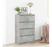 Prix bas - Enfilade Buffet de Cuisine,Buffet Gris béton 60x35x98,5 cm-Bois d'ingénierie （614816761438)