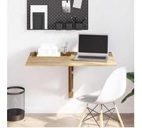 Prix bas - Table murale rabattable en chêne 100x60 cm （191834245699)