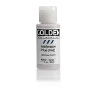 Pro-Art-Bilderpalette Doré Fluide Peinture Acrylique 1 oz Bleu -Interference Fine