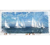 Pro-Art-Bilderpalette g1222g Tableau Mural Impression gi Motif Vie Nordique V 100 x 50 cm, Multicolore, 60x30 cm