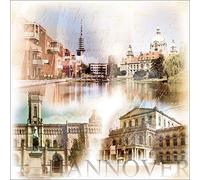 Pro-Art-Bilderpalette g1732a Tableau Mural Impression gi Motif Hanovre 30 x 30 cm, Multicolore, 30 x 30 cm