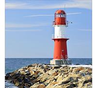 Pro-Art-Bilderpalette gla692b Décoration Murale sous Verre Motif Lighthouse I 50 x 50 cm