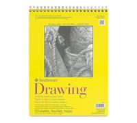 Pro-Art-Bilderpalette Papier Strathmore Spirale Dessin Taille Moyenne Pad 28 x 35,5 cm, 50 Feuilles