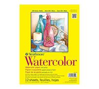 Pro-Art-Bilderpalette Strathmore Aquarelle Papier Pad 9, 12 Feuilles 30,5 x 30,5 cm