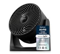 Pro Breeze AirFlo Mini Turbo - Ventilateur de Bureau Silencieux Ultra Puissant, 3 Vitesses, Inclinaison 90°, Ventilateur Compact pour Chambre, Bureau & Maison, Rafraîchissement Instantané