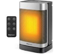 Pro Breeze Chauffage Appoint 1500W Céramique Souffnt Oscilnt Radiateur Électrique Mobile Mode