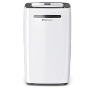 Pro Breeze Déshumidificateur Portable 20L pour pièce jusqu'à 30m² 4 Modes, Affichage LED, Drainage Continu, Sèche-Linge, Minuterie Blanc G