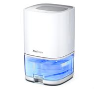 Pro Breeze Déshumidificateur d'Air Electrique 1000 ml avec Lumières LED et Minuterie de 4 heures, Absorbeur d'Humidité, Anti Moisissure, Mini Déshumidificateur Salle de Bain Cave Chambre - Blanc