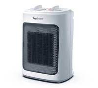 Pro Breeze Mini Radiateur Céramique 2000 W - 3 Niveaux de Puissance - Chauffage d'appoint Compact - Blanc