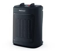 Pro Breeze Mini Radiateur Céramique 2000 W - 3 Niveaux de Puissance - Chauffage d'appoint Compact - Noir