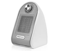 Pro Breeze Mini Radiateur Soufflant Compact pour Les Bureaux et Les Tables - Chauffage d’appoint Céramique PTC, Blanc