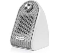 Pro Breeze Mini Radiateur Soufflant Compact pour Les Bureaux et Les Tables - Chauffage d’appoint Céramique PTC, Blanc Blanc G