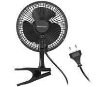 Pro Breeze Mini Ventilateur, 20 cm, ventilateur de table, 2 vitesses, silencieux, clip stable, idéal pour le bureau et la growbox.