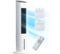 Pro Breeze OmniAir Rafraichisseur d’Air 5L 3en1, 3 Vitesses, 4 Modes, Oscillant, Minuterie 7h, Climatiseur Mobile Sans Évacuation, Silencieux, Sans Conduit, Ventilateur Refroidisseur d'Air
