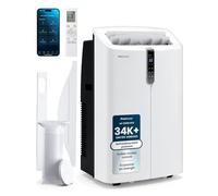 Pro Breeze OmniCool Climatiseur Mobile Silencieux 12000 BTU 4-en-1, WiFi, Alexa & Google Home, Déshumidificateur, Ventilateur, Minuterie 24h, Kit Fenêtre, Maison & Bureau