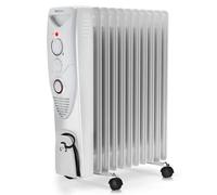 Pro Breeze Radiateur à bain d'huile 2500 W, 11 colonnes - Chauffage électrique portable Minuterie, 3 réglages de chaleur, Thermostat