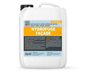 PRO COM Hydrofuge façade incolore, imperméabilisant mur extérieur, pierre, enduit, crépi, ciment, béton, Defender 5 litres