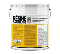 PRO COM Peinture carrelage, résine époxy sol et mur carrelés, douche, lavabo, baignoire, meuble 1kg