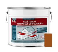 PRO COM Peinture Étanchéité Terrasse 10L Terre Cuite