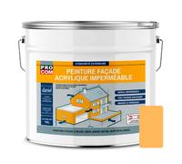 PRO COM Peinture Façade Crépi- Jaune 10L