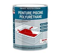 Peinture piscine béton, peinture polyuréthane pour piscine et bassin, étanche et souple, béton 2.5 litres Bleu clair