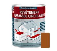 PRO COM Peinture, résine d'étanchéité imperméabilisation terrasse circulable, balcon, sols extérieurs, béton, plusieurs coloris 2.5 litres