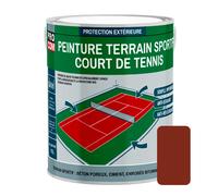 PRO COM Peinture terrain de sport - Rouge tennis 2.5L