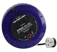 Pro Elec PEL00428 Moulinet à cassette 4 prises 10 A 10 m