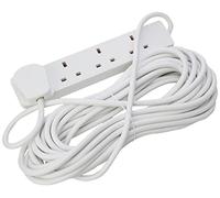Pro ELEC PELB1906 Rallonge électrique 4 Prises Blanc 10 m