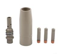 Pro for mig for Torch Consumables 15AK Easy Install Kit Pro pour (0,6 mm) | Fabriqué à partir de cuivre rouge, conductivité électrique supérieure, transfert de chaleur efficace
