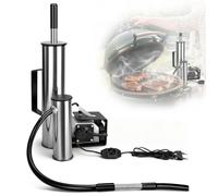 Pro Générateur Fumée Froide Acier Inoxydable, Fumoir Barbecue, Collecte le Goudron+ 25W Pompe+ Poignée Résistante à La Chaleur Kit