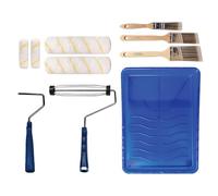 Pro Grade Ensemble de Couverture de Rouleau de Peinture, Siestes de Rouleau de Peinture Murale pour Les propriétaires Professionnels ou à la Maison avec Toutes (Ensemble de 10 pièces)