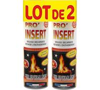 PRO INSERT Fulgator Super Nettoyant Vitres inserts de cheminées et plaques vitrocéramiques - 500ml - Lot de 2 - Vendu par lot - Fabriqué en France