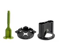 Pro-Leveling - Kit nivellement carrelage croisillon autonivelant à visser (Bases+Têtes+Rondelles) (3mm (Verte), 200 Bases + 50 Têtes + 50 Rondelles)