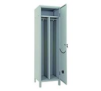 Pro.Metal Pratiko vestiaires Armoire Sale/Propre 1 Place - 1 Porte H 1795 - L 500 - p 500 mm - Armoire vestiaire 'Sale/Propre' en tôle verniciata. fourni Non assemblé.