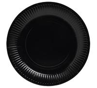 Pro Nappe - Réf. 79211i - 20 Assiettes - diamètre 23 cm - carton - noir