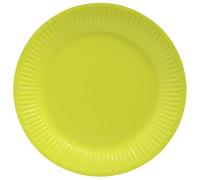 Pro Nappe - Réf. 79213i - 20 Assiettes - diamètre 23 cm - carton - vert kiwi