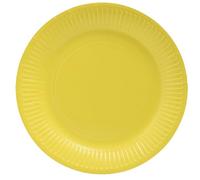 Pro Nappe - Réf. 79219i - 20 Assiettes - diamètre 23 cm - carton - jaune