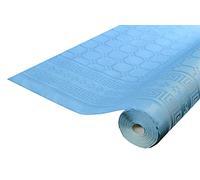 Pro Nappe - Réf R482539I - Nappe jetable papier damassé en rouleau de 25 M de long X 1,18 M de large - Papier damassé au motif universel chic et classique - 83 couverts - Couleur bleu turquoise