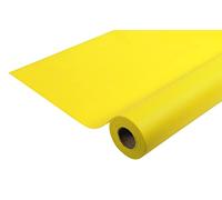 Pro Nappe - Réf R785024I - Nappe jetable en non tissé spunbond - Rouleau de 50 M de long X 1,20 M de large - Couleur jaune - Tissu indéchirable, déperlant et essuyable