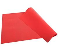 Pro Nappe - Réf. S340109I - Set de table non tissé spunbond - Tissu indéchirable, déperlant et essuyable - Format 30X40 - Couleur rouge - Fabriqué en France - En barquette de 100 sets