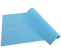 Pro Nappe - Réf. S340128I - Set de table non tissé spunbond - Tissu indéchirable, déperlant et essuyable - Format 30X40 - Couleur bleu turquoise - Fabriqué en France - En barquette de 100 sets