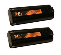 Pro Series Lot de 2 batteries de rechange pour cloueurs Paslode 6 V 1,5 Ah